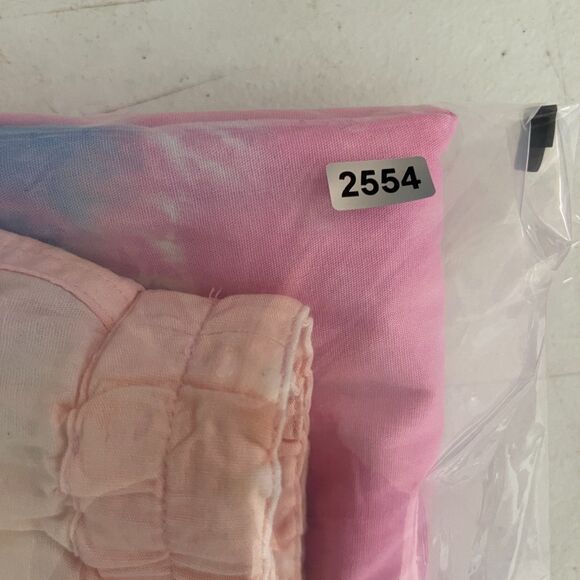 Undefeated Shorts Mens XL Pink Tie Dye Summer Elastic Waist Summer Wear - Picture 10 of 11